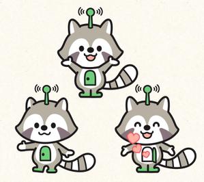 はるのひ (harunohi)さんの【住宅相談所】アライグマのキャラクターデザインへの提案