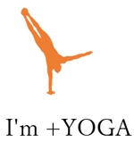 さんのエアリアルヨガスタジオ「I'm +YOGA」のロゴへの提案