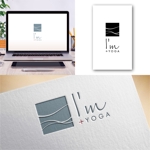Hi-Design (hirokips)さんのエアリアルヨガスタジオ「I'm +YOGA」のロゴへの提案