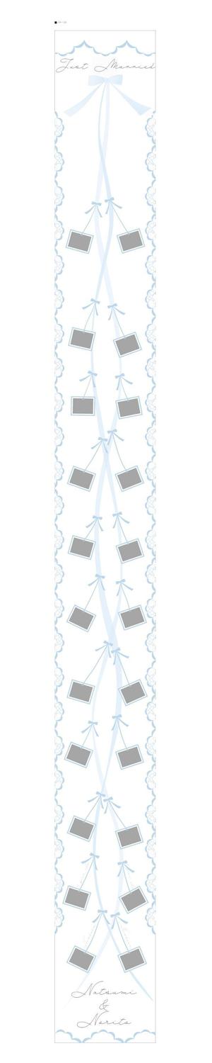 C DESIGN (conifer)さんの結婚式で使用するアイルランナーのデザインへの提案