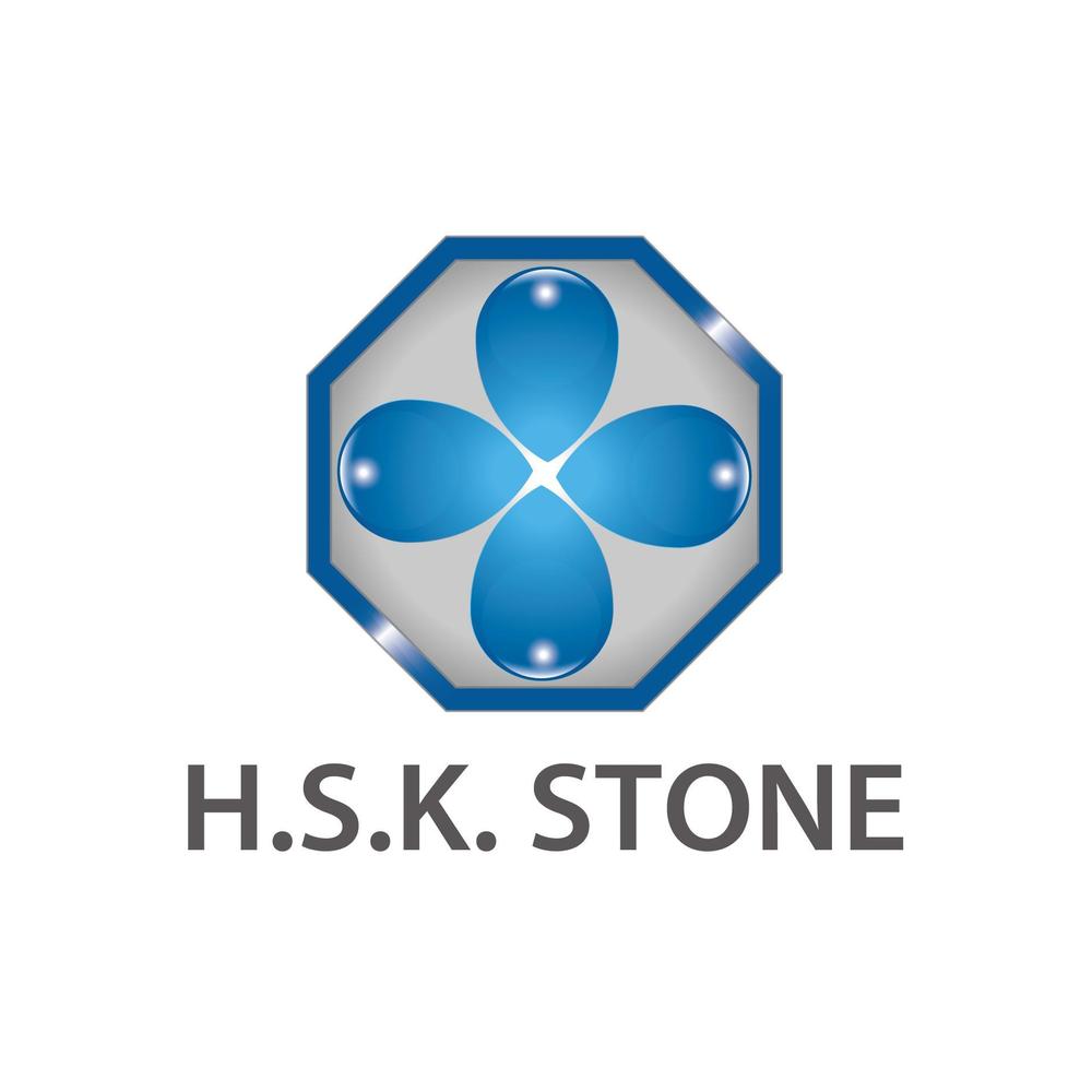 「H.S.K. STONE」のロゴ作成