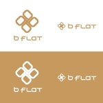 m_flag (matsuyama_hata)さんのアパレルセレクトショップ「bflat」のロゴへの提案