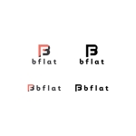 BUTTER GRAPHICS (tsukasa110)さんのアパレルセレクトショップ「bflat」のロゴへの提案