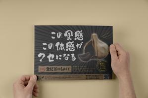 hono329labさんの黒にんにくのA5リーフレットへの提案