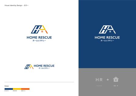 Gold Design (juncopic)さんの屋根工事会社のサービスロゴ作成への提案