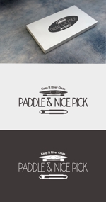 STRICK　DESIGN (strick-you3)さんのリバークリーン活動『PADDLE & NICE PICK』のロゴへの提案
