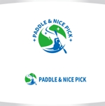 M STYLE planning (mstyle-plan)さんのリバークリーン活動『PADDLE & NICE PICK』のロゴへの提案