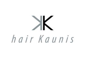 NICE (waru)さんのhair Kaunis　新規オープン　美容室（ヘアーカウニス）　ロゴ 　作成への提案