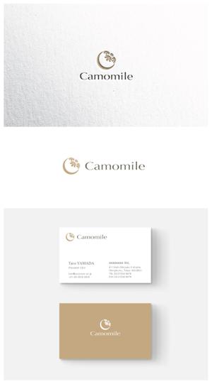 ainogin (ainogin)さんの美容フェイシャルエステサロン「Camomile - カモミール」のロゴへの提案