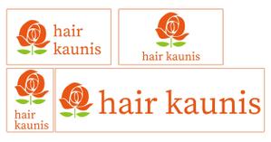 みゆき (mameta28)さんのhair Kaunis　新規オープン　美容室（ヘアーカウニス）　ロゴ 　作成への提案