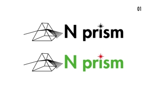 スタジオ エイチオー (macomaco_6)さんの会社「N prism」のロゴ作成【看護福祉サービス】への提案