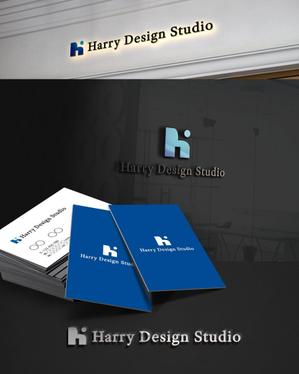 D.R DESIGN (Nakamura__)さんの資料デザイン作成・ビジネス業務支援サービス「Harry Design Studio」のロゴへの提案