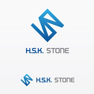 hs2802さんの「H.S.K. STONE」のロゴ作成への提案