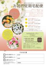 comatsuさんのお花の宅配のチラシ制作への提案