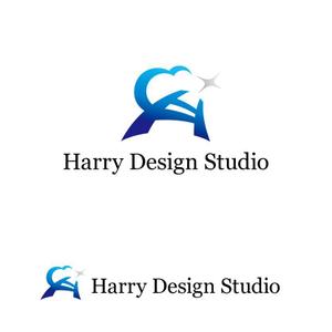 marutsuki (marutsuki)さんの資料デザイン作成・ビジネス業務支援サービス「Harry Design Studio」のロゴへの提案