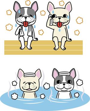 カワノタエコ (kawanotaeko)さんの温浴施設のイメージキャラクターデザインへの提案