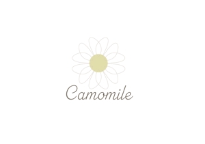 KKデザイン (elovehakkai)さんの美容フェイシャルエステサロン「Camomile - カモミール」のロゴへの提案