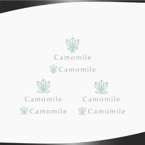 D.R DESIGN (Nakamura__)さんの美容フェイシャルエステサロン「Camomile - カモミール」のロゴへの提案