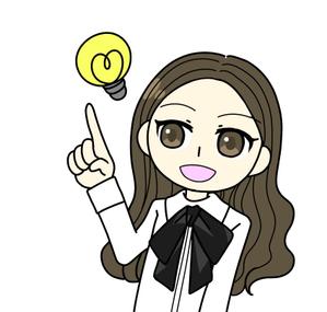 橙　ころも (daidaikoromo)さんの韓国ソウル江南の地域情報ブログ執筆者（女性）のキャラクターデザインへの提案