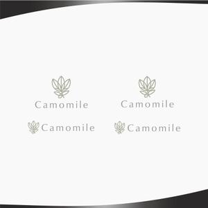 D.R DESIGN (Nakamura__)さんの美容フェイシャルエステサロン「Camomile - カモミール」のロゴへの提案