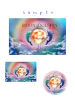エニーナ (Anyna)さんの月とイルカのイラストへの提案