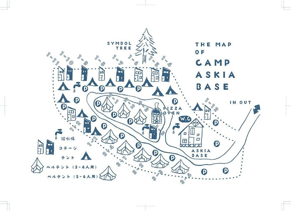 【即決・簡易指示書・イメージ画像あり】グランピング施設の会場MAPリニューアル依頼