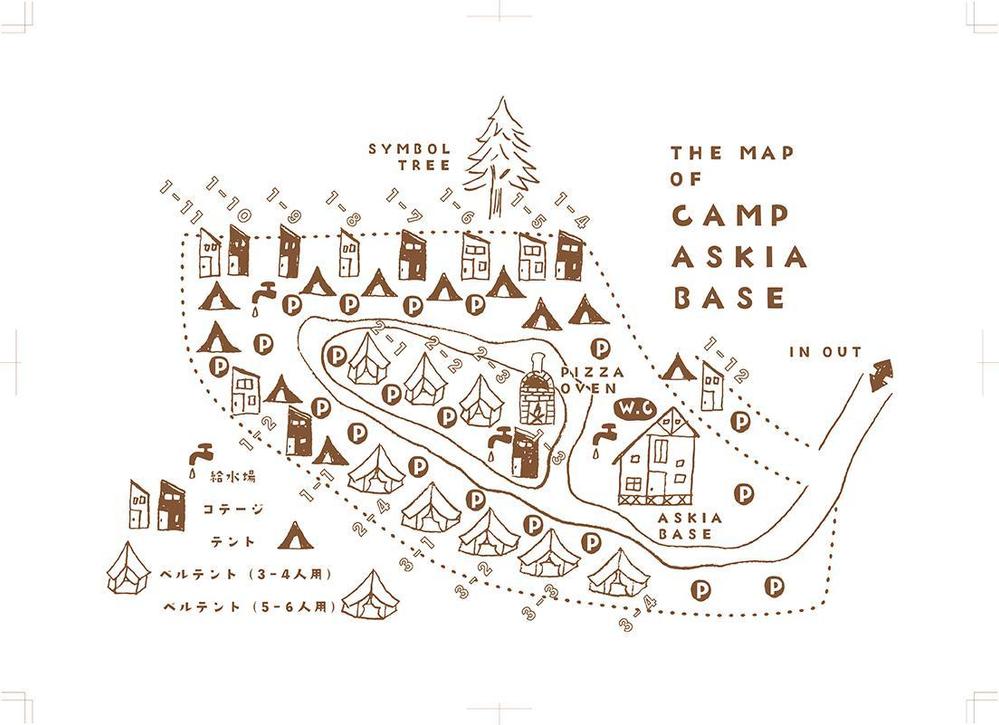 【即決・簡易指示書・イメージ画像あり】グランピング施設の会場MAPリニューアル依頼