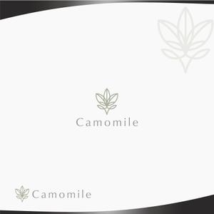 D.R DESIGN (Nakamura__)さんの美容フェイシャルエステサロン「Camomile - カモミール」のロゴへの提案