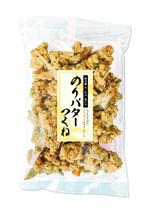 株式会社ひでみ企画 (hidemikikaku)さんの【菓子】のりバターつくね　パッケージラベルのデザインへの提案