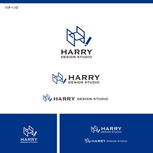 chikonotochan (chikonotochan)さんの資料デザイン作成・ビジネス業務支援サービス「Harry Design Studio」のロゴへの提案