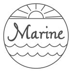 いぜむ (ithem3)さんのマリンアパレルショップ　『Marine』の　波イラスト　と　ロゴへの提案