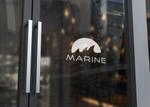 P Design (DesignStudio)さんのマリンアパレルショップ　『Marine』の　波イラスト　と　ロゴへの提案
