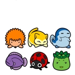 金井　登 (N_Kanai)さんのカラフルな生き物のキャラクターを６種類（採用者には追加で仕事を依頼予定）への提案