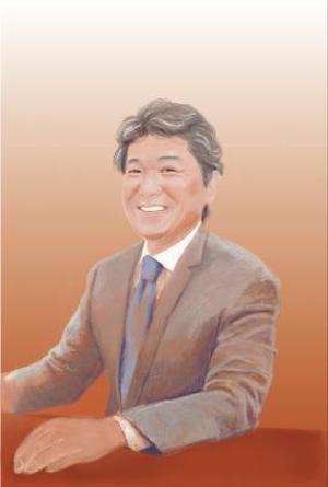 須田やよい (gozei)さんの【不動産】事業告知DM送付用　官製はがきに使用する色鉛筆タッチの似顔絵制作への提案