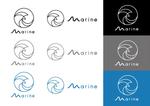 maco (macodesign_m)さんのマリンアパレルショップ　『Marine』の　波イラスト　と　ロゴへの提案