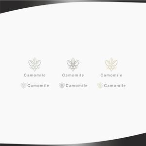 D.R DESIGN (Nakamura__)さんの美容フェイシャルエステサロン「Camomile - カモミール」のロゴへの提案