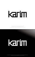 魔法スタジオ (mahou-phot)さんのオリジナルブランド「karim」のロゴへの提案