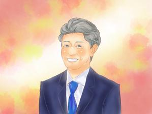 ECHO合同会社 (GOtsushima)さんの【不動産】事業告知DM送付用　官製はがきに使用する色鉛筆タッチの似顔絵制作への提案