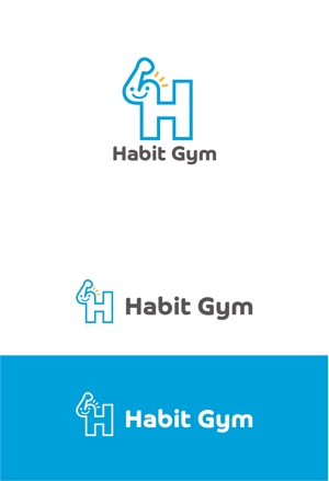 R178 (R178)さんの24時間ジム『Habit Gym』のロゴへの提案