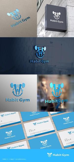 shirokuma_design (itohsyoukai)さんの24時間ジム『Habit Gym』のロゴへの提案