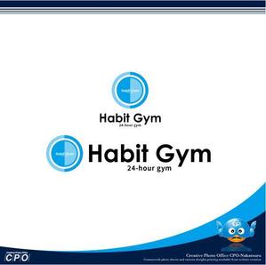 中津留　正倫 (cpo_mn)さんの24時間ジム『Habit Gym』のロゴへの提案