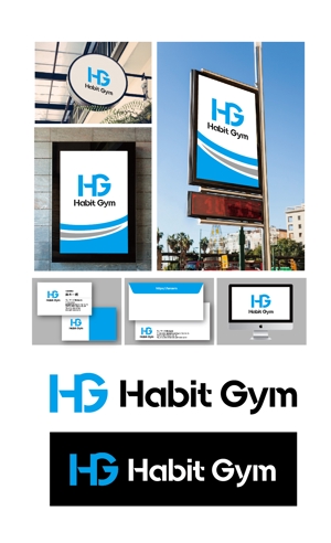 King_J (king_j)さんの24時間ジム『Habit Gym』のロゴへの提案