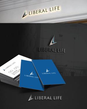 D.R DESIGN (Nakamura__)さんの不動産仲介営業会社「LIBERAL　LIFE（リベラルライフ）」のロゴ（商標登録予定なし）への提案