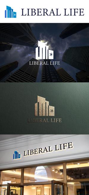 NR design (ryuki_nagata)さんの不動産仲介営業会社「LIBERAL　LIFE（リベラルライフ）」のロゴ（商標登録予定なし）への提案