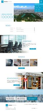 K-m ()さんの不動産コンサルティングのコーポレートサイトのトップページデザイン制作(レスポンシブデザイン)への提案