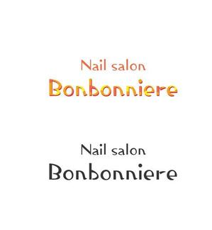 arie (arie7)さんのネイルサロン「Bonbonniere」ボンボニエールのロゴへの提案