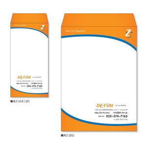 diygraphicsさんの会社封筒のデザインへの提案