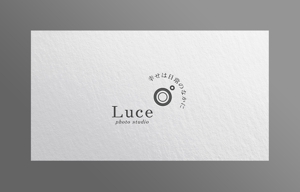 LUCKY2020 (LUCKY2020)さんのSNS・名刺　Luce photo studioの店舗ロゴへの提案