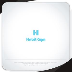 XL@グラフィック (ldz530607)さんの24時間ジム『Habit Gym』のロゴへの提案