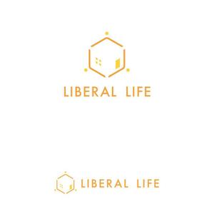 marutsuki (marutsuki)さんの不動産仲介営業会社「LIBERAL　LIFE（リベラルライフ）」のロゴ（商標登録予定なし）への提案